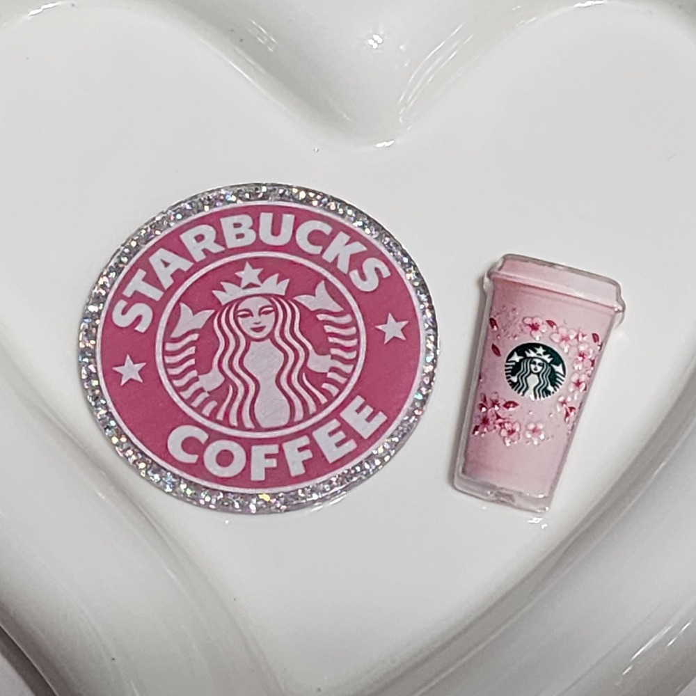 Coffee Flatback Focal Bead Boujee Badge Crafts SB Beaded Pen Magnet Phone Chain